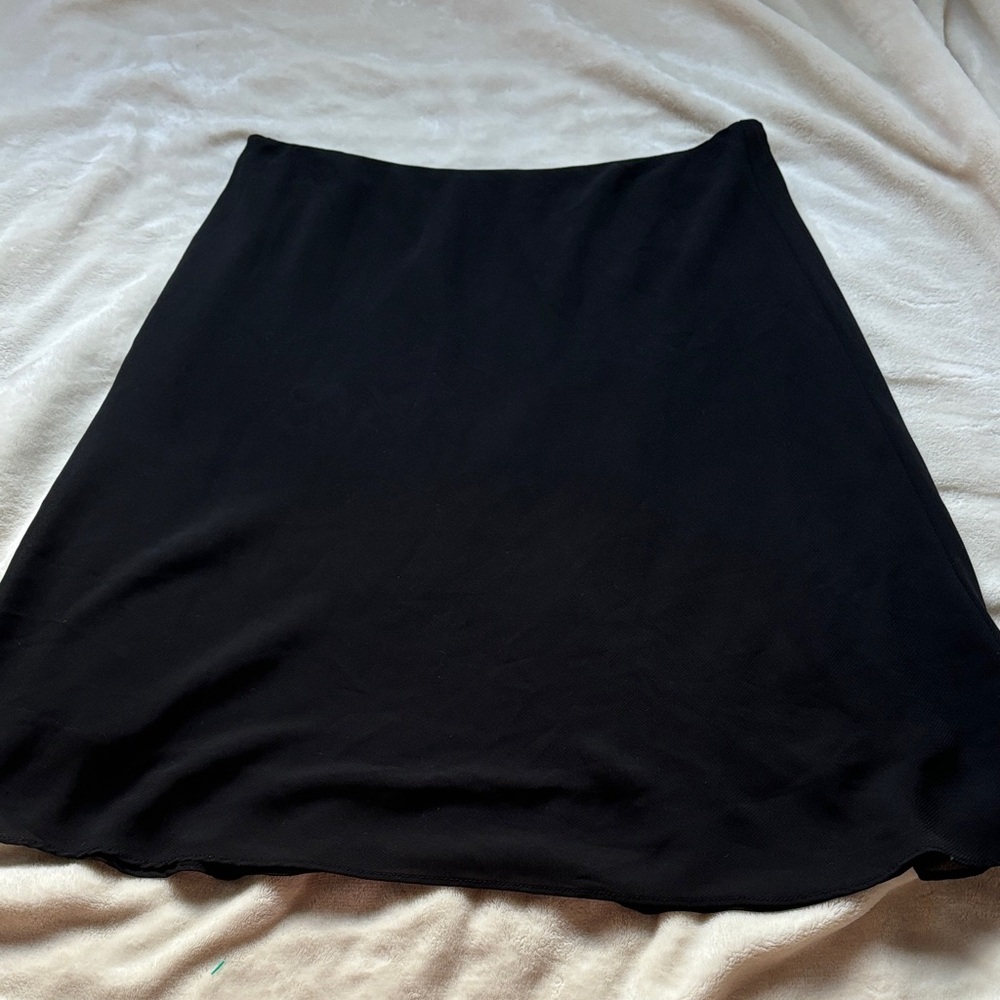 George Black Flowy Mini Skirt